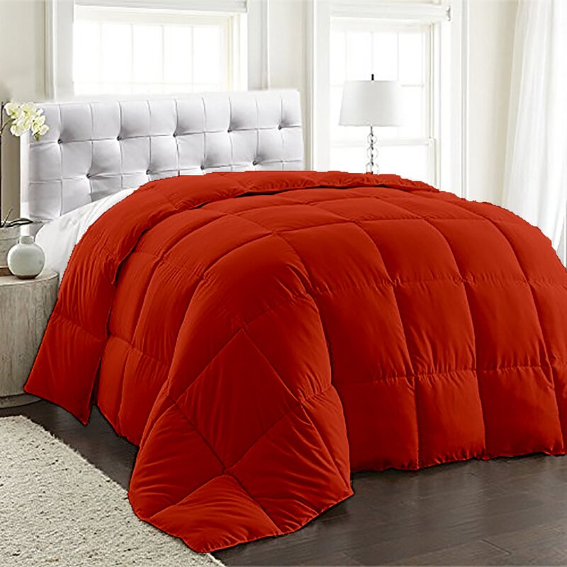 750In³/Oz Fill Power All Season Microfiber Down Comforter, Twin