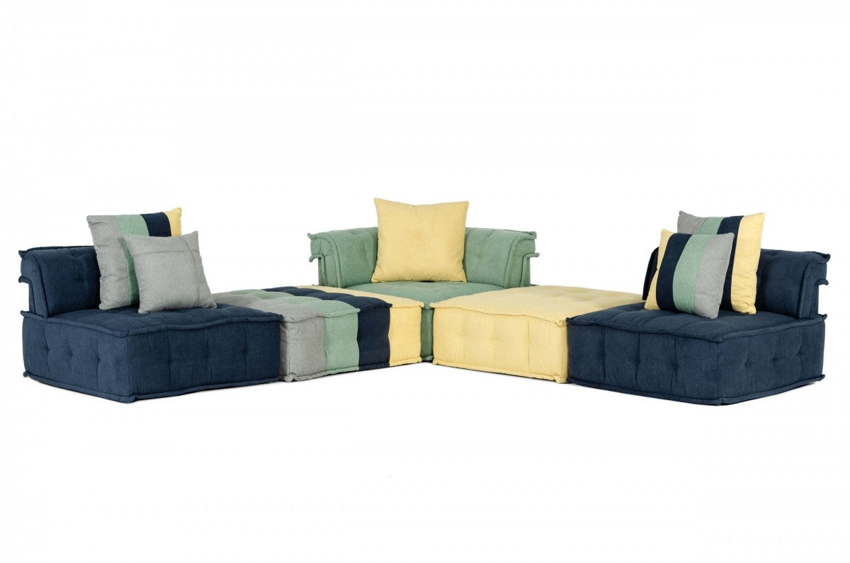 Divani Casa Dubai - The Second- Modern Modular Fabric Sectional Sofa