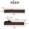 76'' Long Reclining Single Chaise with Cushions
