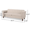 78.75'' Flared Arm Sofa