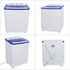 5.8 cu.ft. High Efficiency Portable Washer and Dryer Combo, Blue/White (#K6691)