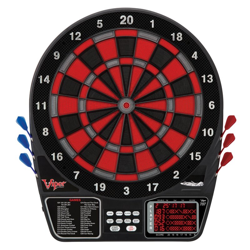 797 Electronic Dartboard with Darts