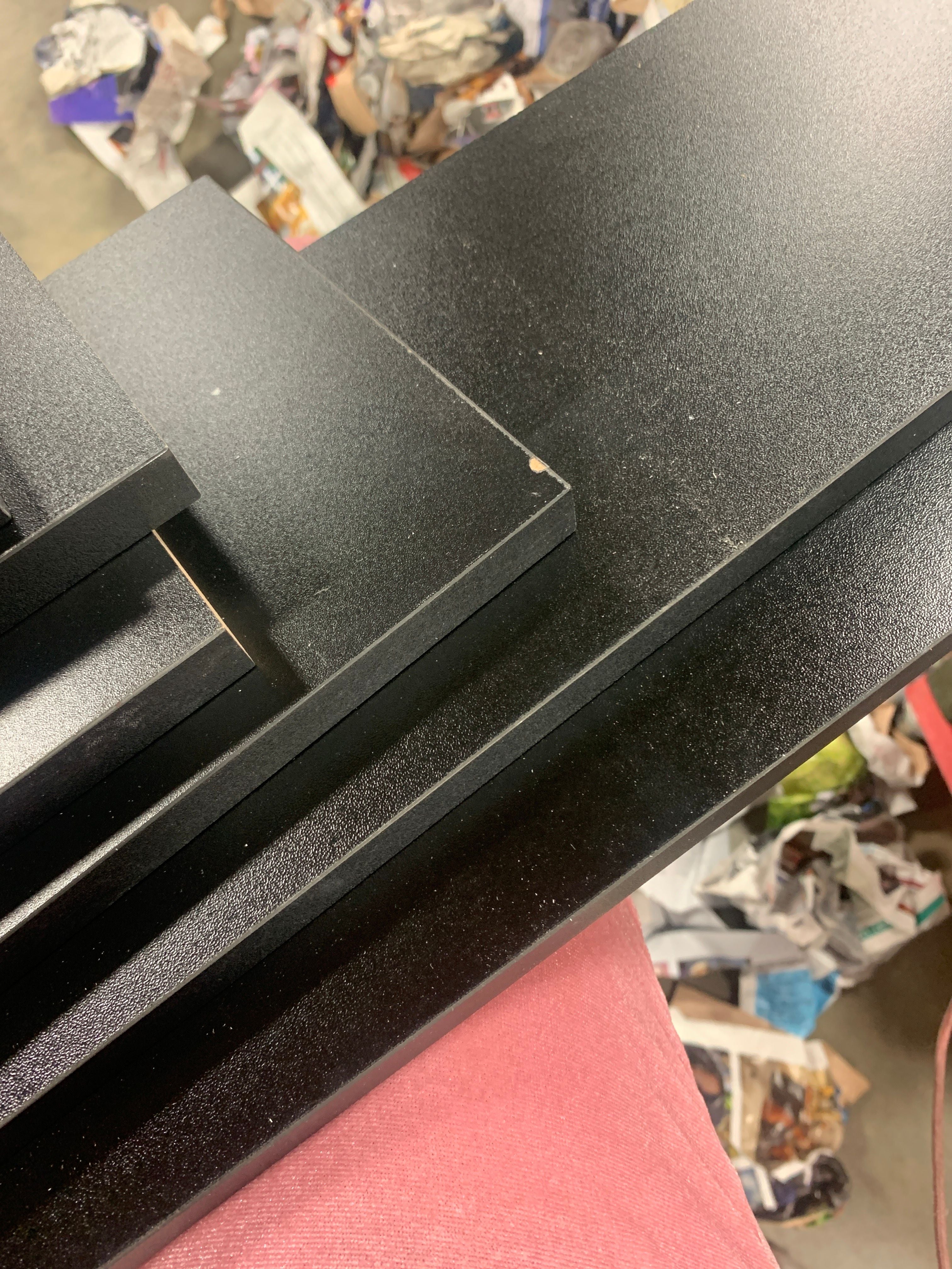 Black Suffield 4 Piece Accent Shelf