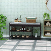7 Pair Shoe Storage Bench