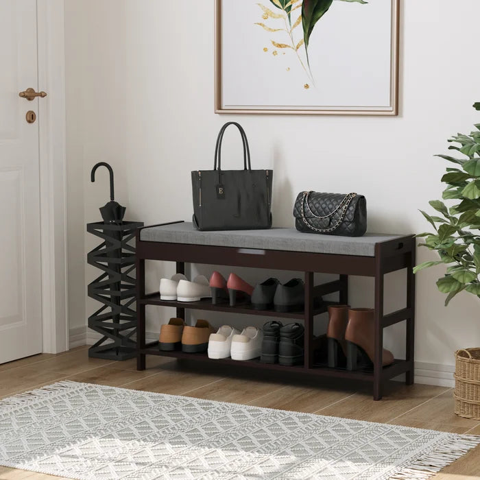 7 Pair Shoe Storage Bench