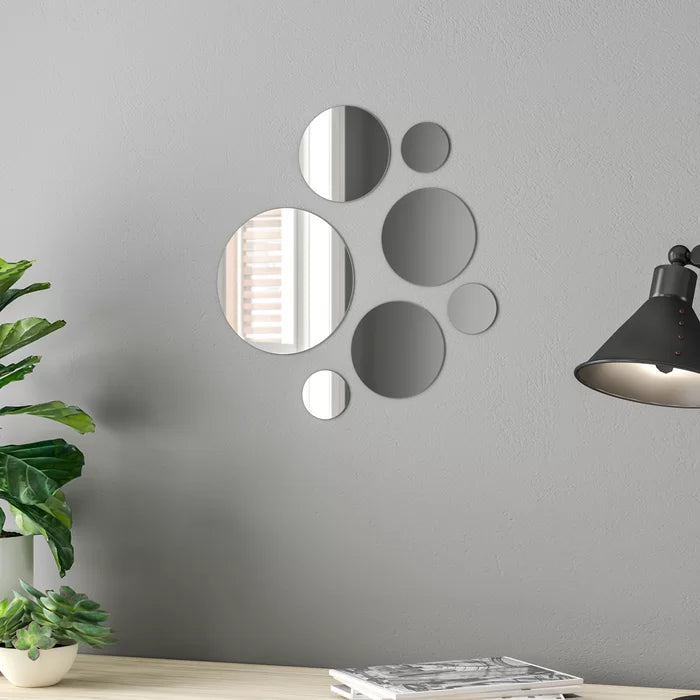 7 Piece Modern & Contemporary Frameless Mirror Set