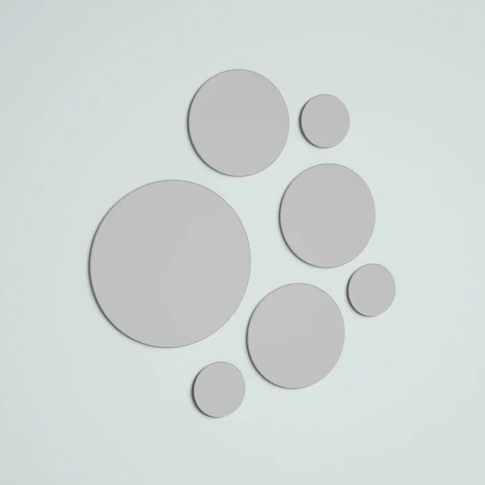 7 Piece Modern & Contemporary Frameless Mirror Set