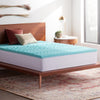 Rest Haven 2 and 3 Inch Zoned Gel Memory Foam Mattress Topper K6917