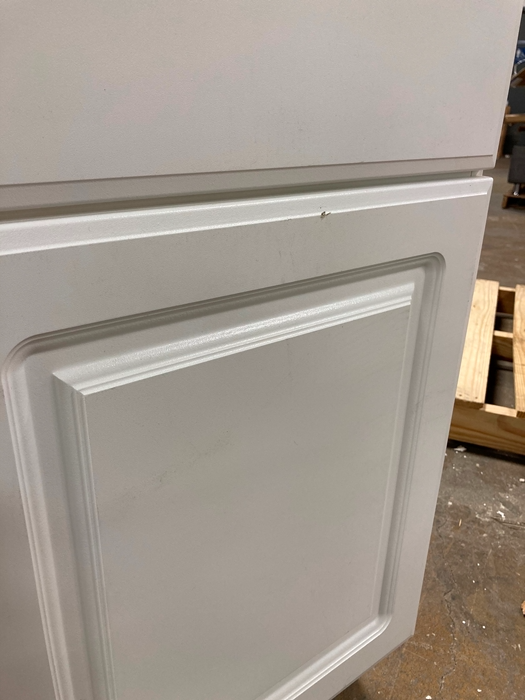 Project Source White Single Sink Bathroom Vanity