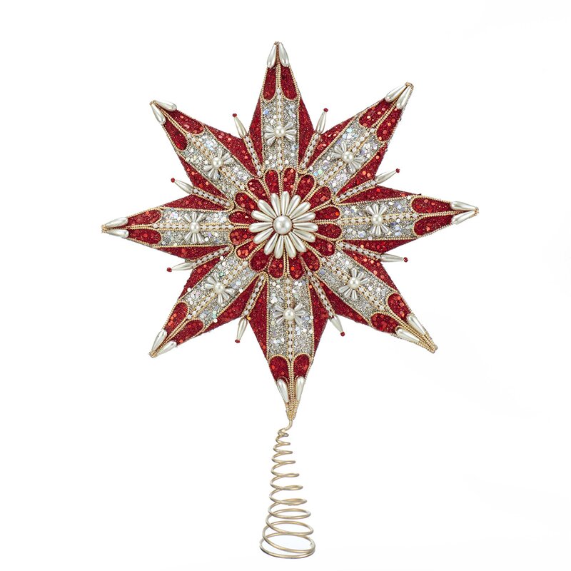 8-Point Star Tree Topper, 16.5' x 3' x 12'