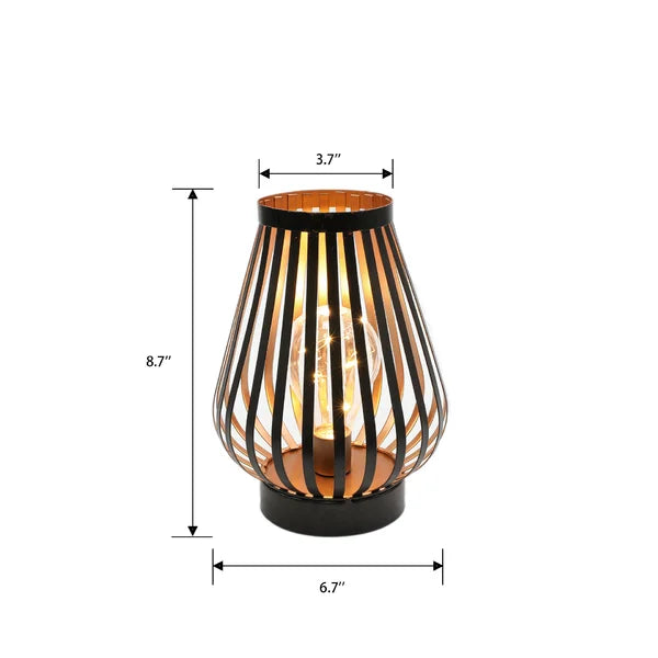 8.7" Battery Powered Outdoor Table Lamp