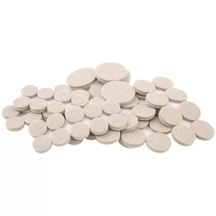 80 Piece Self-Stick Furniture Felt Pads