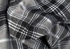 Ruvanti 100% Cotton 4 Piece Flannel Sheets Queen - Deep Pocket - Warm - Super Soft - Breathable Flannel Bed Sheets Set Queen Include Flat Sheet, Fitted Sheet & 2 Pillowcases (Buffalo Check Grey Plaid) SC596