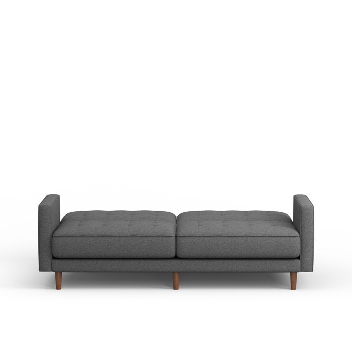 81.5" Ambereen Square Arm Sleeper Sofa With 32-Button Tufting In MCM Vintage Design