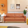 81.5'' Vegan Leather Sleeper Sofa