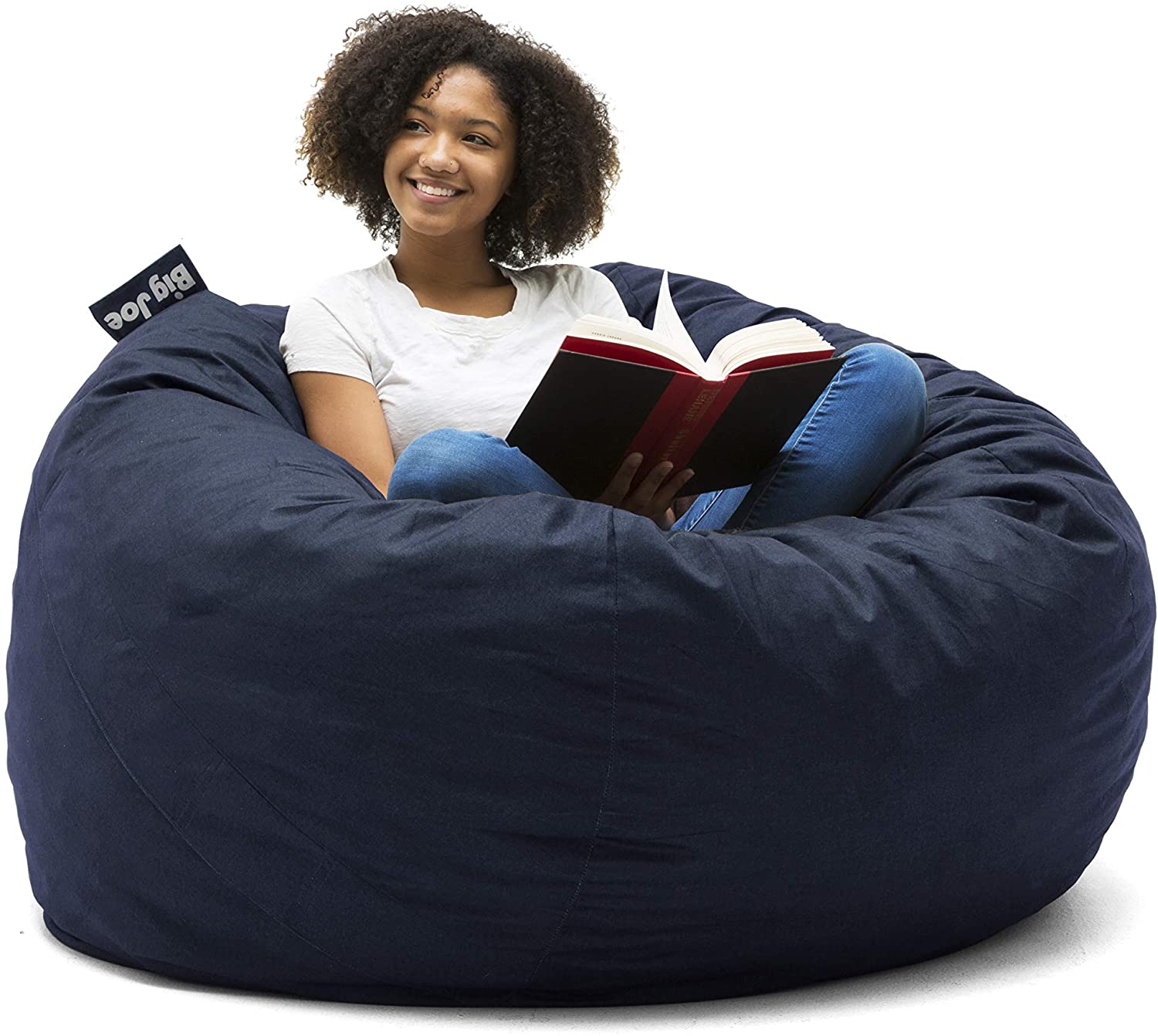 Big Joe Large Bean Bag Lounger, Blue (#K2038)