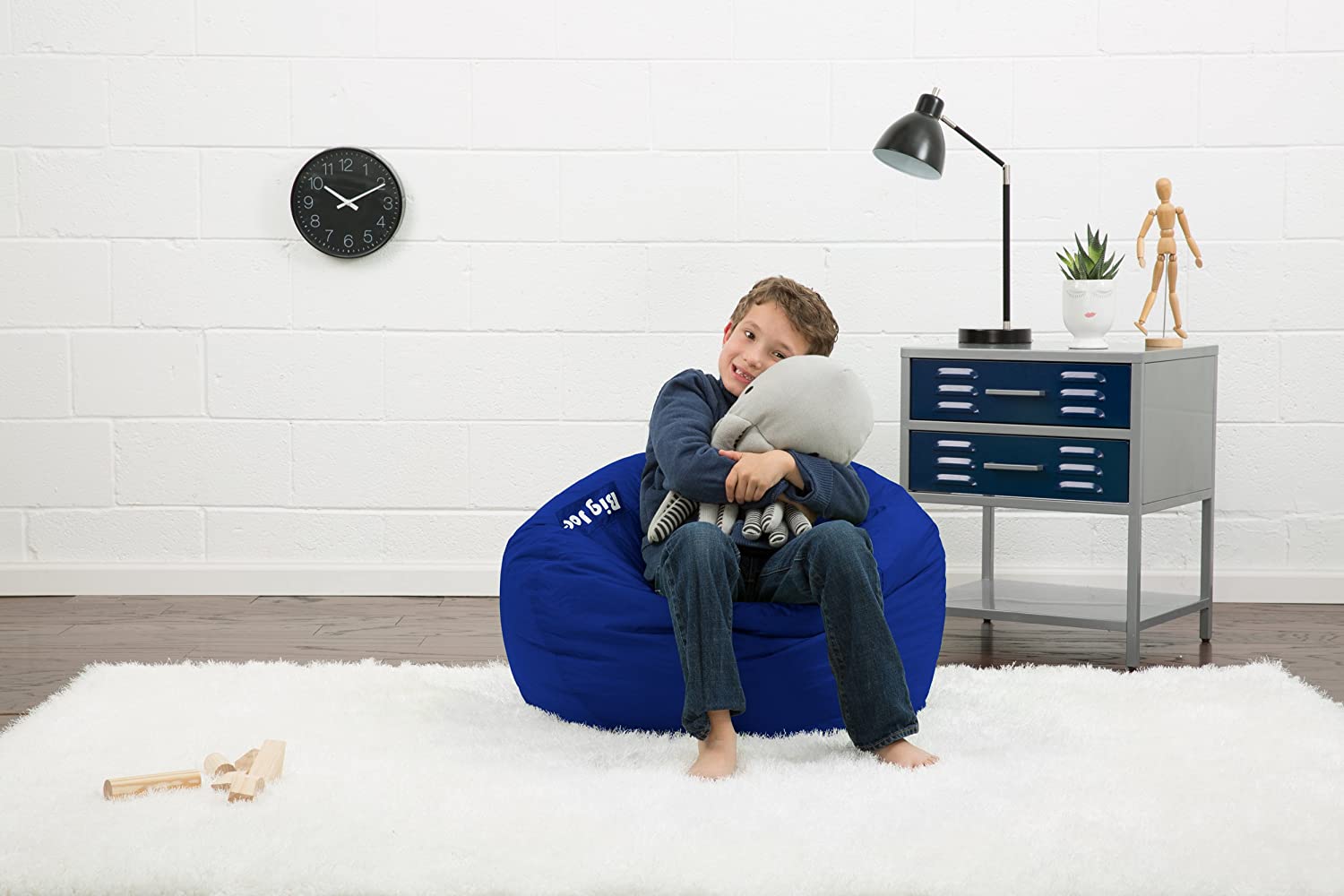 Big Joe Medium Bean Bag Chair, Sapphire (#K4556)