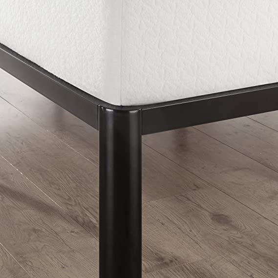 16 Inch Metal Platform Bed Frame / Steel Slat Support / No Box Spring Needed / Easy Assembly, King