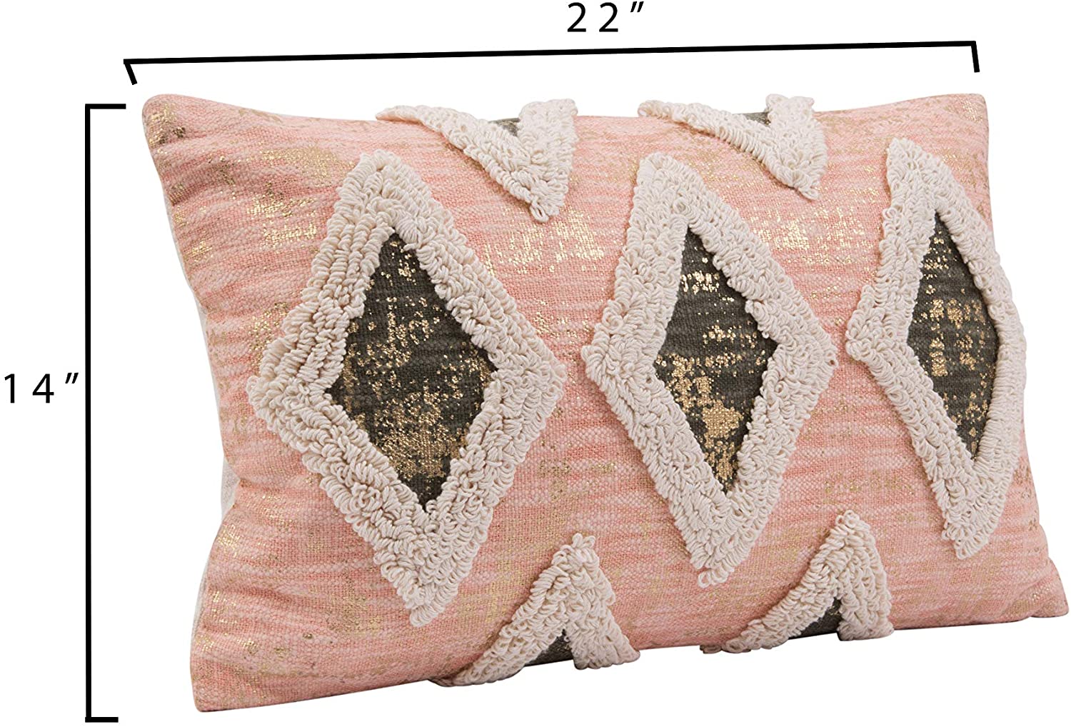 Bloomingville Pillow, Pink LC498