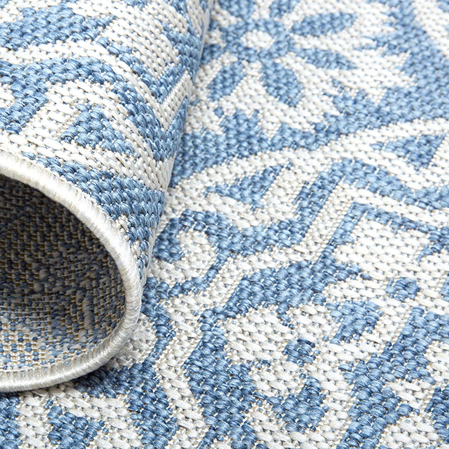Home Dynamix Nicole Miller Patio Country Danica Indoor/Outdoor Area Rug 7'9"x10'2", Blue/Gray KRUG260-P10