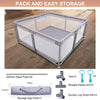 Baby Playpen , Baby Playard, Playpen for Babies with Gate ,LIAMST Indoor & Outdoor Playard for Kids Activity Center，LIAMST Sturdy Safety Play Yard with Soft Breathable Mesh