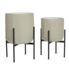 QUINN LARGE MODERN PLANTERS (SET OF 2)