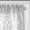 Trellis Clip Short Valance Small Window Curtains Bathroom, Living Room and Kitchens, 52