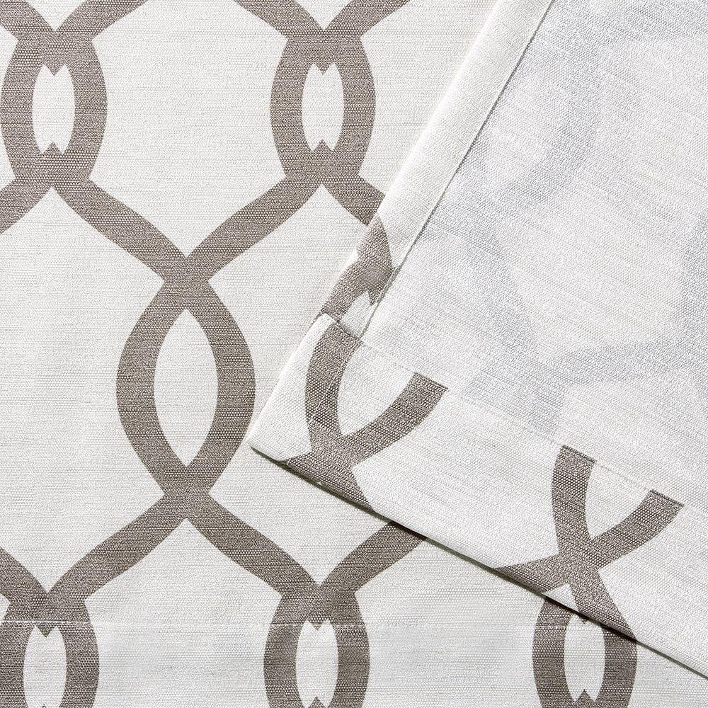 Kochi Linen Blend Grommet Top Curtain Panel Pair, LC409