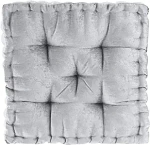 20"x20" Oversize Diah Poly Chenille Square Floor Pillow