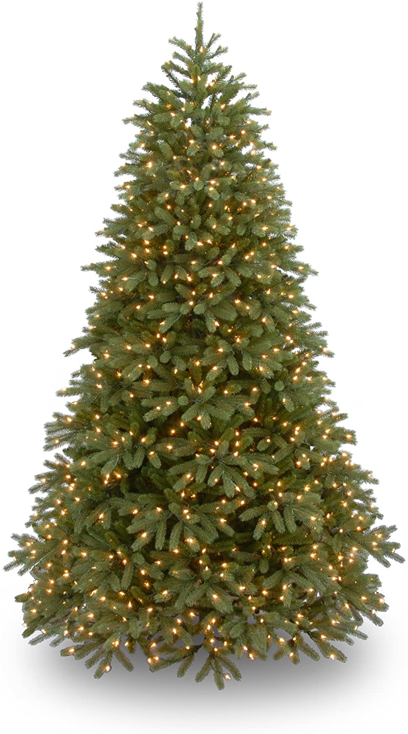 7.5' Feel Real Jersey Fraser Medium Fir  Artificial Christmas Tree with 1000 Clear Lights (#K6530)
