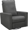 Abbyson Living Fabric Upholstered Power Recliner Swivel Glider Chair PC246