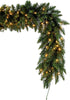 9' Camdon Fir Artificial Christmas Garland, Clear Dura-lit Incandescent Mini Lights - Faux Holiday Garland - Indoor Seasonal Home Decor