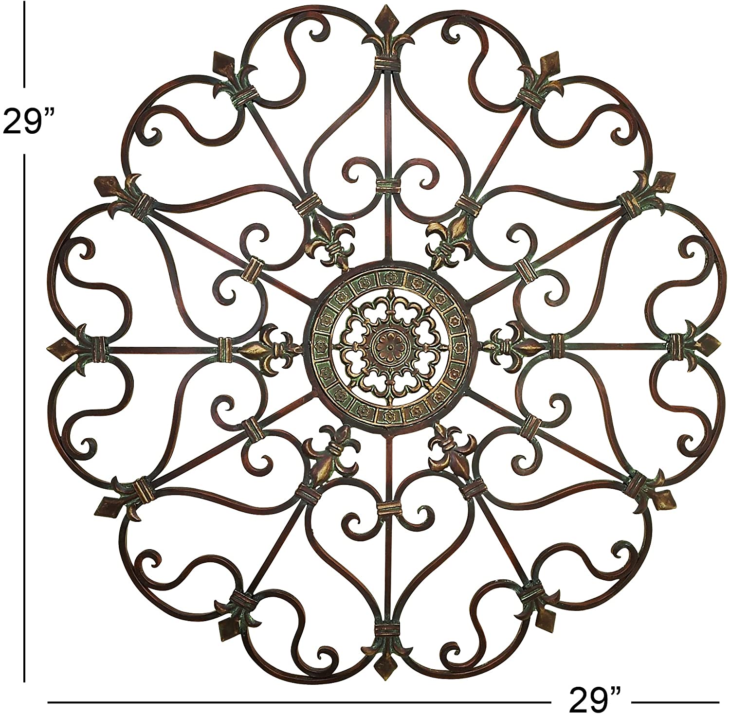 29" Bronze Wall Decor (#K5825)