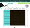 Floortex Viztex Glacier Magnetic Glass Dry Erase Board. Plan & Grid 17