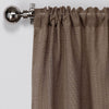 Exclusive Home Curtains Burlap Window Curtain Panel Pair with Rod Pocket, 54x96, Natural, 2 Piece B77-KS262
