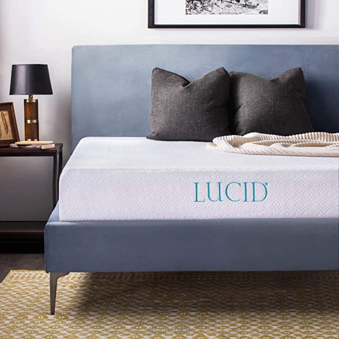10 Inch 2019 Gel Memory Foam Mattress - Medium Firm Feel - CertiPUR-US Certified, Queen