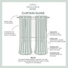 Kochi Linen Blend Grommet Top Curtain Panel Pair, LC409