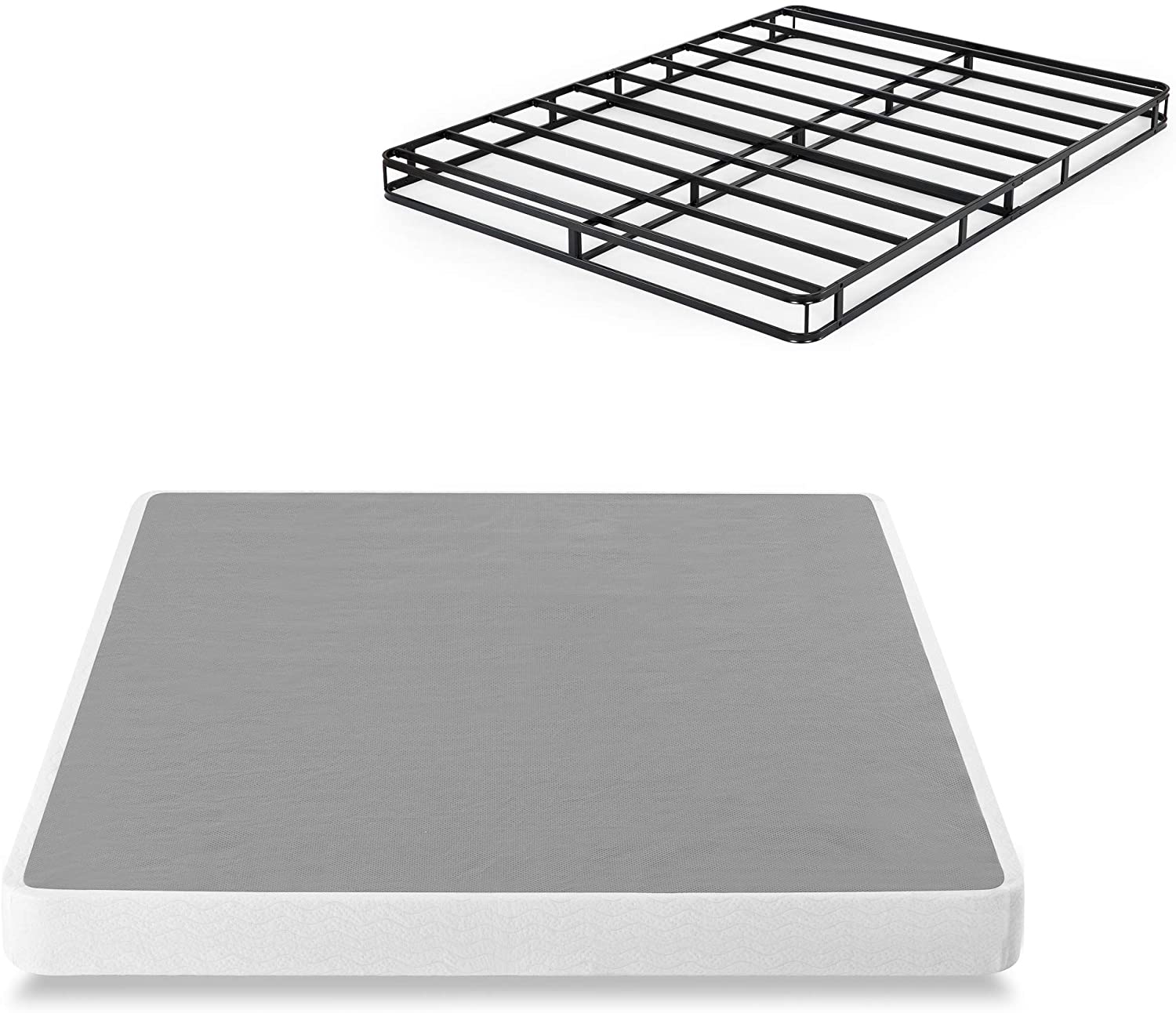 5 Inch Metal Smart Box Spring / Mattress Foundation / Strong Metal Frame / Easy Assembly, King