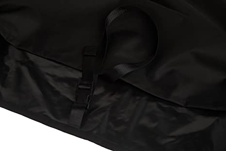 1529 Griddle Cover for 28" Griddle with Single Shelf Without Hood, Water Resistant, Weather Resistant Heavy Duty 600D Polyester Outdoor BBQ Grilling Cover, Black
