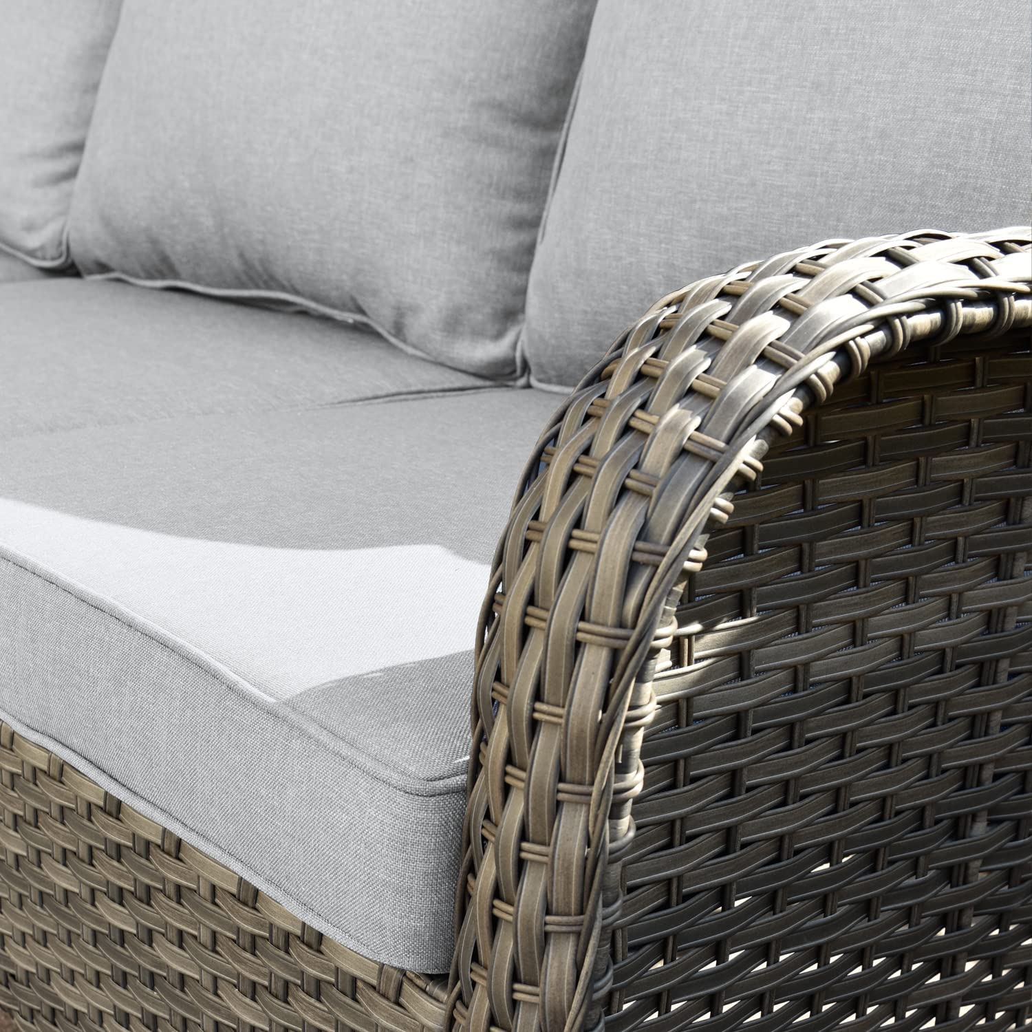5 Pieces All Weather Wicker Set (2 BOXES)
