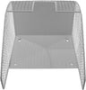 Spectrum Diversified, Heat-Resistant Ironing Board Holder Open Wire Storage Basket, Laundry Room Décor & Organization, White