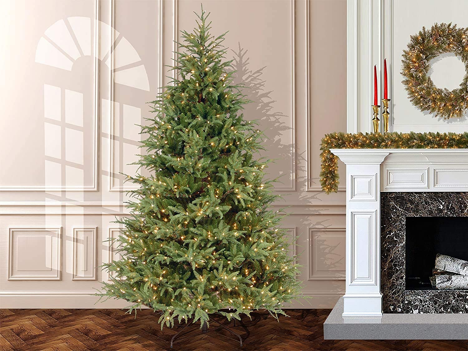 7.5' Frasier Grande Artificial Christmas Tree with Dual Color LED Lights (#K6252)