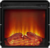 Altra Flame 18 '' Glass Front Electric Fireplace, Black pt1250