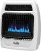 20,000 BTU Liquid Propane Blue Flame Thermostatic Vent Free Wall Heater, White