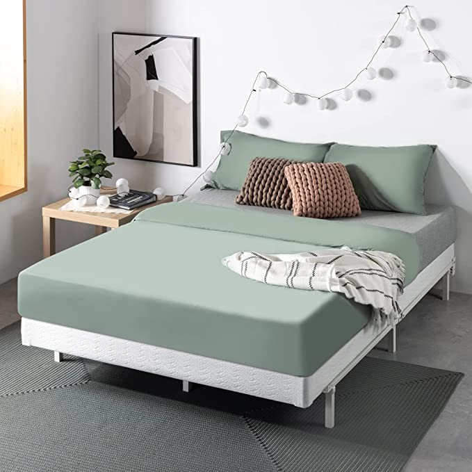 5 Inch Metal Smart Box Spring with Quick Assembly / Mattress Foundation / Strong Metal Frame / Easy Assembly, Queen