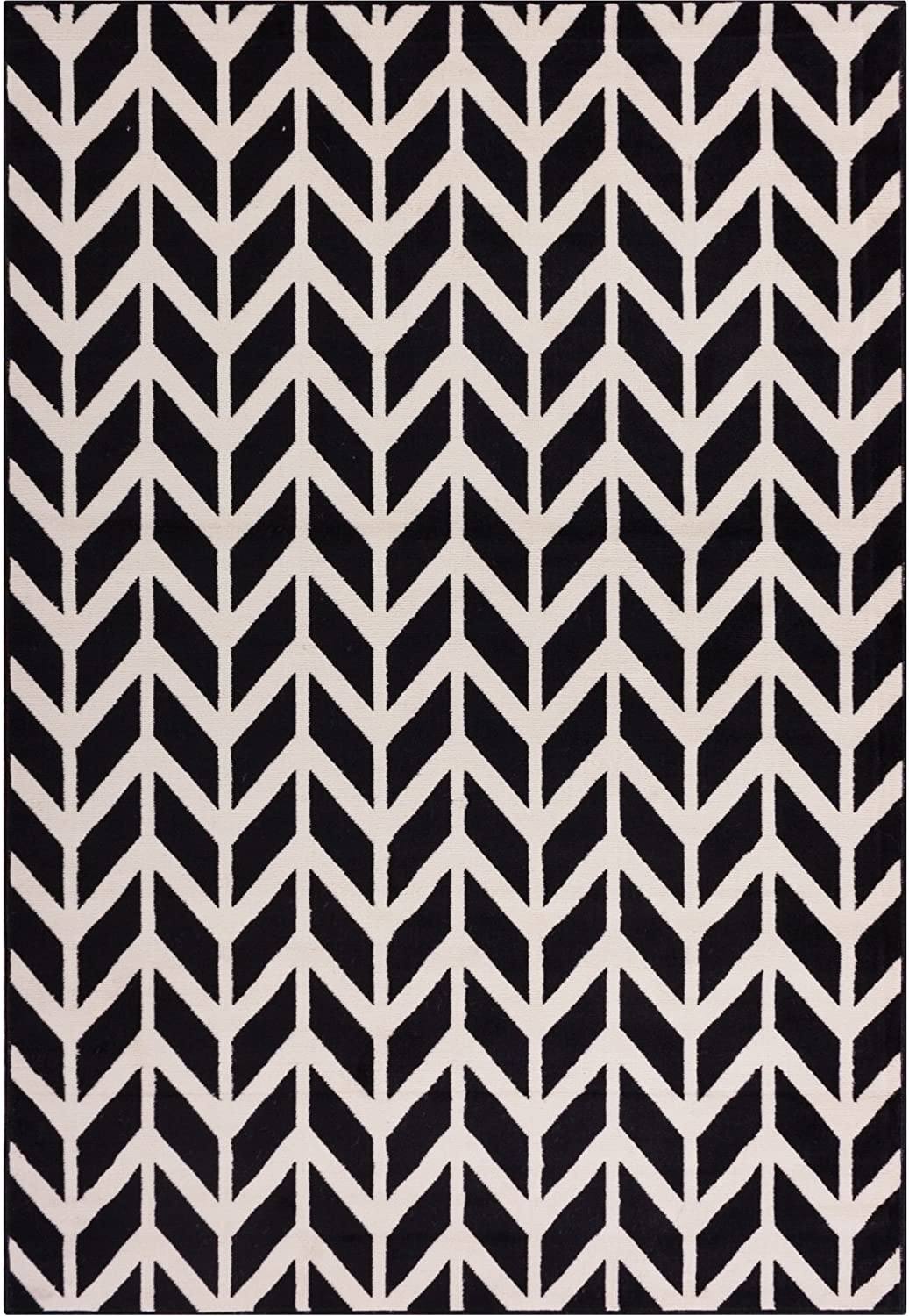 Well Woven Bourban Chevron Modern Area Rug 5’x7’, KRUG278-P10