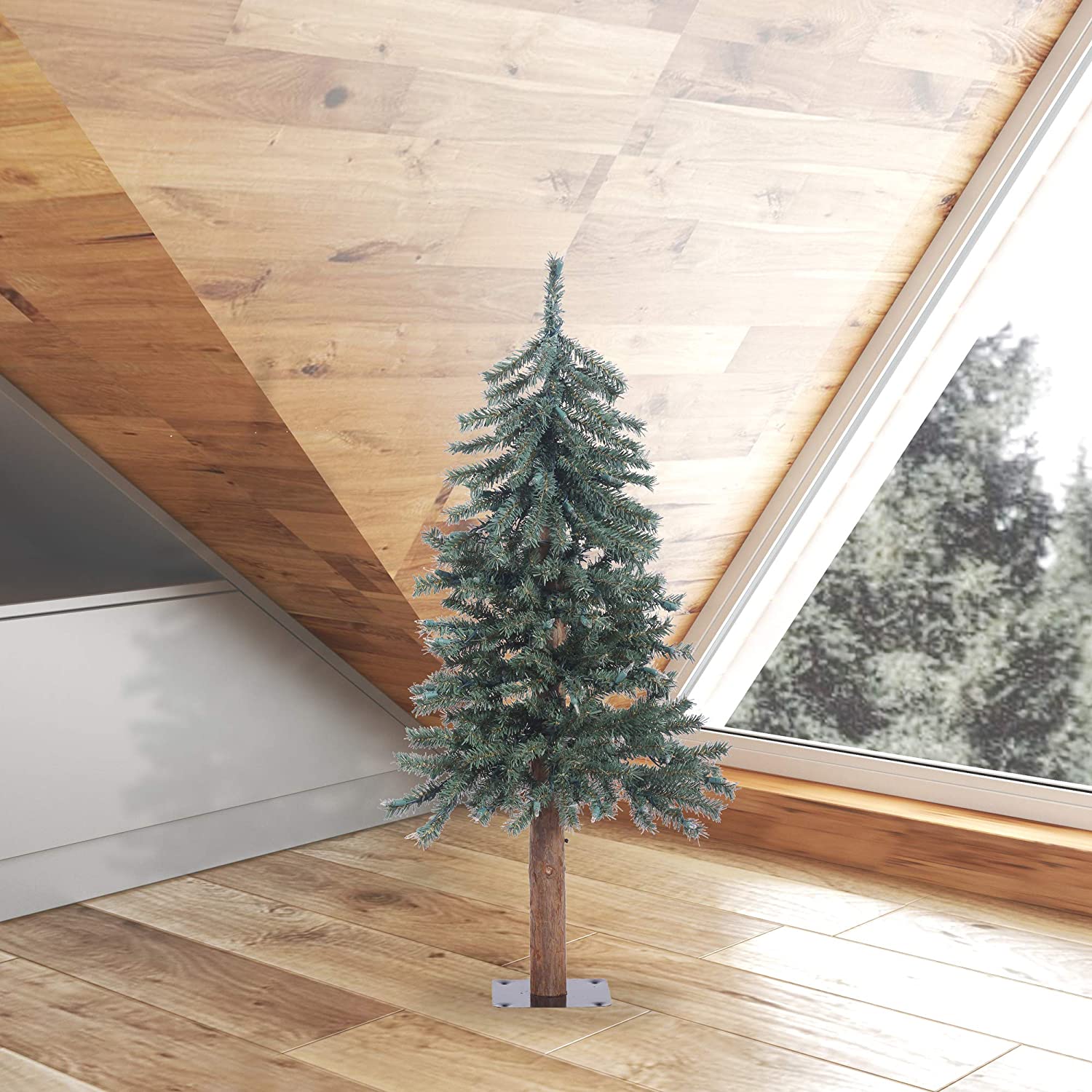 3' Artificial Natural Bark Alpine Tree (#K5690)