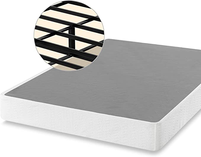 9 Inch Metal Smart Box Spring / Mattress Foundation / Strong Metal Frame / Easy Assembly, King