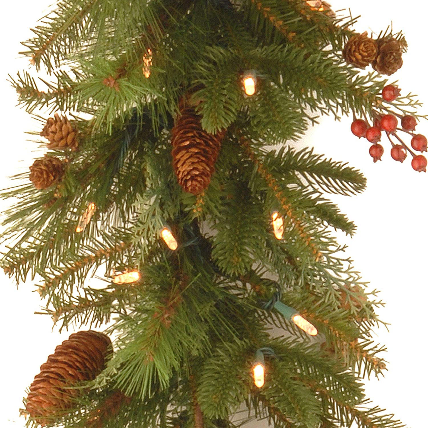 6' Pre-Lit Artificial Christmas Garland - Soft White LED Lights