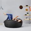 Big Joe Fuf Foam Filled Bean Bag Chair, Large, Black